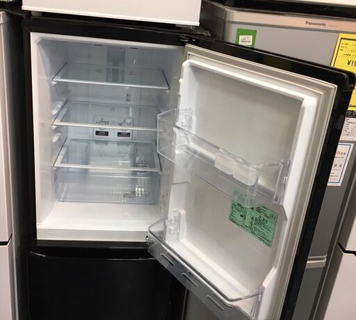 三菱ノンフロン冷凍冷蔵庫 MITSUBISHI MR-P15E-B 2019年製 ブラック
