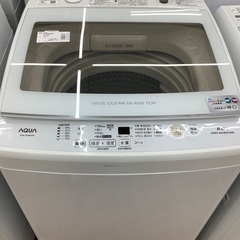 AQUA 全自動洗濯機　AQW-GV80H 2019年製　8.0kg