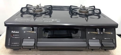 ★中古品 パロマ 2017年製 都市ガス用 ガスコンロ