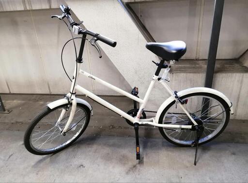 小径 自転車 ホワイト 20インチ ほぼ新品