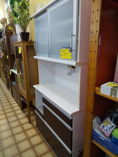 持帰り家具3割引 レンジボード 横幅105cm 高く買取るゾウ八幡西店