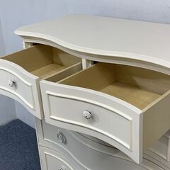 レガシークラシック/legacy classic ファニチャー 5段チェスト 白家具 