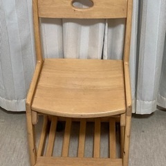 木製学習椅子