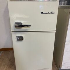 【ドタキャンにつき急募！】N-11 2019年製レトロ冷蔵庫（取...