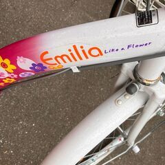 未使用 21テクノロジー 22インチジュニア自転車 EM226 6段変速ギア No