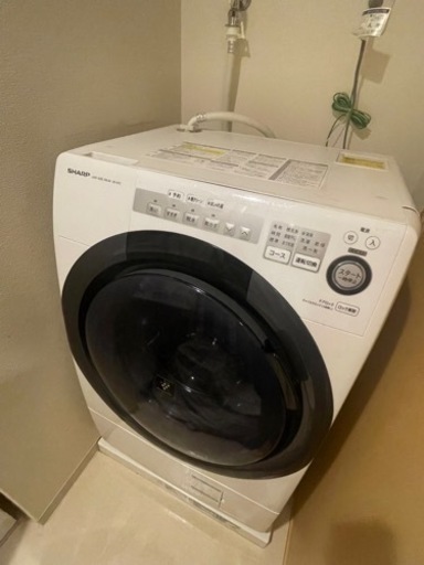 SHARP ES-S7C ドラム式電気洗濯付き乾燥機