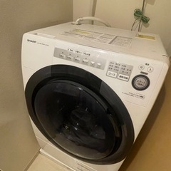 【ネット決済】SHARP ES-S7C ドラム式電気洗濯付き乾燥機