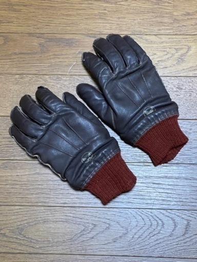 バズリクソン A-10 グローブ サイズ8 1/2 赤リブ バズリクソンズ グローブ A-10 東洋 赤リブ フライトジャケット 手袋