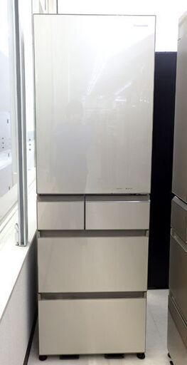 北海道/千歳市恵庭市 パナソニック 450L冷蔵庫 NR-E455PX-N 2020年製 サテンゴールド ５ドア 片開き 右開き Panasonic
