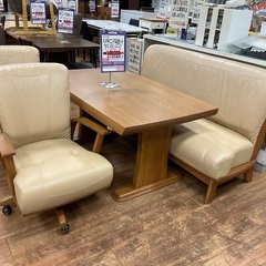 C＊557[ご来店頂ける方限定]ベンチダイニング4点セット