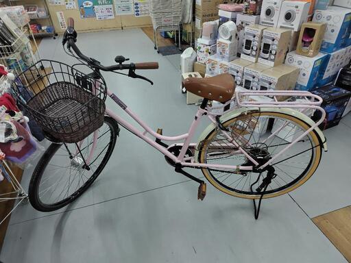 ☆名古屋市 春日井市から中古格安！ ママチャリ 自転車 6段変速