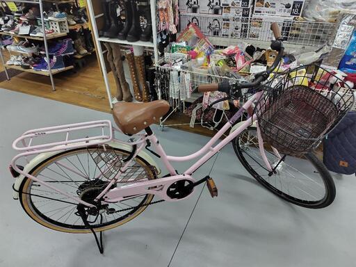 J003★サドル使用感★軽快自転車★LUPINUS★6段変速★LEDオート★26インチ J003☆サドル使用感☆軽快自転車☆LUPINUS☆6段変速☆LED