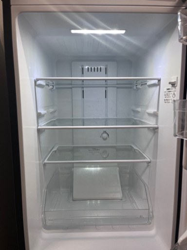 【受渡者決定】TOSHIBA 東芝 ノンフロン冷凍冷蔵庫153L 2020年製 黒 ブラック 説明書付き