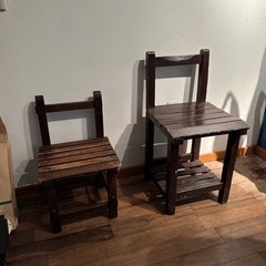 【終了】椅子　チェア　木製