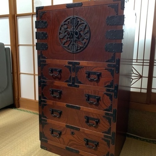 装飾箪笥 時代家具 民芸家具 和箪笥チェスト 和箪笥