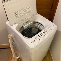 持って行けます‼️洗濯機　2018 ハイセンス5.5
