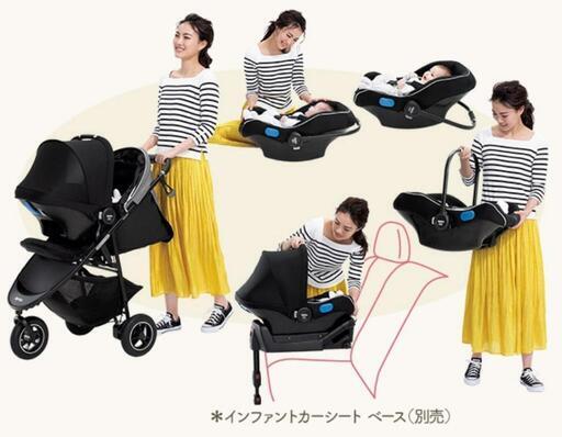 アプリカ　Aprica　スムーヴ　トラベルシステム　ベビーカーとチャイルドシートISOFIX