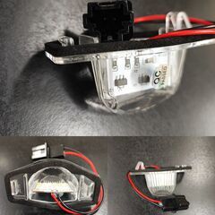  ホンダ用 LED ライセンスランプ 36LED ホワイト ナン...