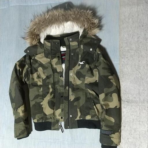 美品！hollister california all-weather jacket stretch s 迷彩色