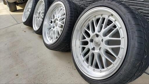 取引中】19インチ アルミホイール 2本 +オマケ2本付