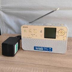 0127-005 SONY ポータブルラジオレコーダー