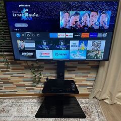 N-20 【中古美品】2019年製50型テレビ、スタンド、Blu...