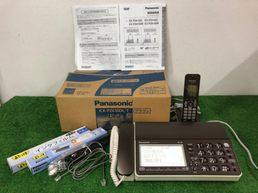 panasonic 親機 KX-PZ610DL-T ブラウン 子機 KX-FKD506-T