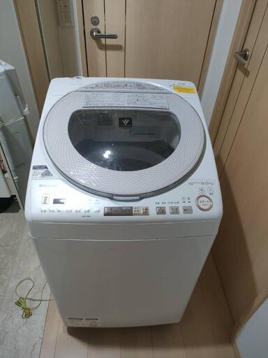 【決まりました】シャープ 洗濯乾燥機 タテ型 穴なし槽 9Kg  ES-TX9A