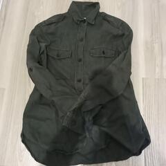 [zara]カーキシャツ