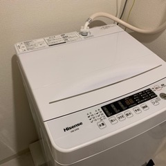 2022年製品　Hisenseハイセンス　4.5kg洗濯機