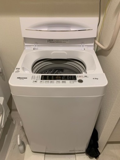2022年製品　Hisenseハイセンス　4.5kg洗濯機