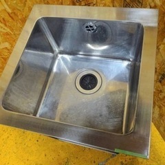 (886-0) 業務用 ステンレス 1槽シンク W450D450H450BG800 中古品 一槽 流し台 厨房 飲食店 お引き取りも歓迎 大阪