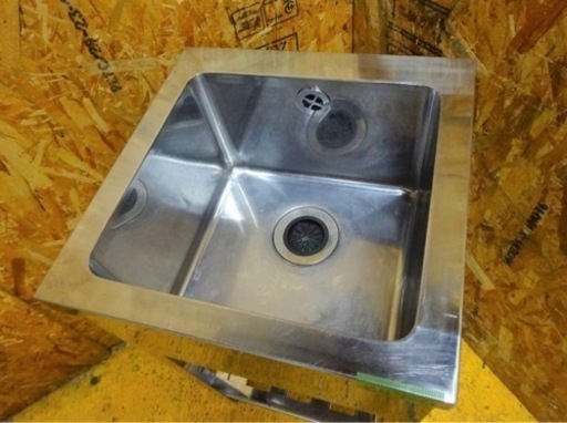 887-0) 業務用 ステンレス 1槽シンク W450D450H450BG800 中古品 一槽  