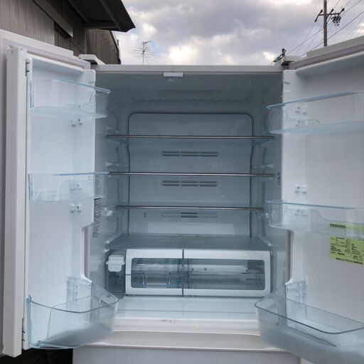 TOSHIBA VEGETA 冷凍冷蔵庫 GR-F51FXV(ZW) 510L 2013年製○BA01G063