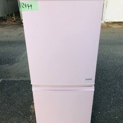 2449番 SHARP✨ノンフロン冷凍冷蔵庫✨SJ-H14A-P‼️