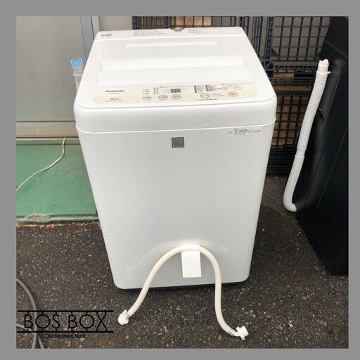 Panasonic 簡易乾燥機能付洗濯機 NA-F50BE5 5kg 2017年製●E013M048
