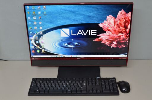 一体型パソコン 最新Windows10+office NEC DA770/F Core i7-6500U/大容量HDD3TB/メモリ8GB/ブルーレイ/23.8インチ/カメラ/テレビ機能