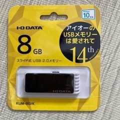 USBメモリー8GB