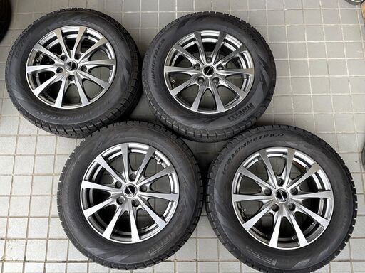 ★美品★ミニバン用スタッドレス★アイシスやノア、セレナ等に！★195/65R15★8～9.4分山