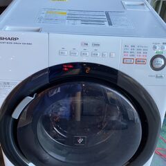 SHARP ドラム式洗濯乾燥機 6.0kg ES-S60-WR 2014年製 50/60Hz