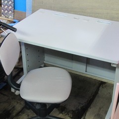 ◆パソコンデスク＆椅子　中古品3年間使用◆
