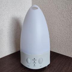 超音波式 加湿器 卓上 LEDライト多色に光る　