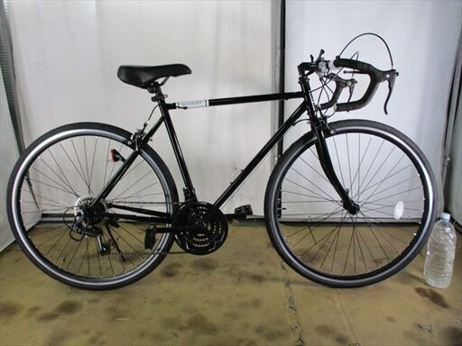 C491　美品★15800円スタート★整備済み スポーツ中古自転車 【ロードバイク　黒　52ｃｍ】