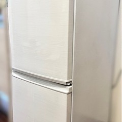 【値下げ】シャープ 冷蔵庫、パナソニック 洗濯機　2019年製　セット