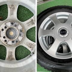 BRIDGESTONE　マルチホイール タイヤ ５穴  2016年製 PCD 114.3とPCD 100 ◉185/65R15  