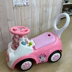 無料！ミニーマウス☆乗用玩具☆車の乗り物☆ピンク☆女の子☆音楽な...