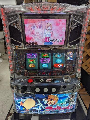 パチスロ実機 防空少女ラブキューレ コイン不要機 ID：126-011792-007