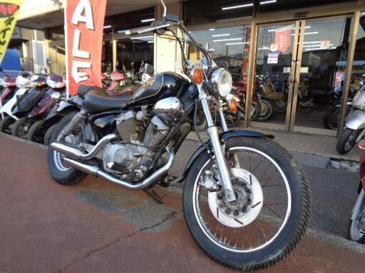 NO.4616　ＸＶ２５０ビラーゴ　空冷Ｖツイン２５０ｃｃ　アップハンドル　ブラック＆グレー　☆彡