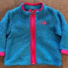 【程度良好】the northface フリース kids 90 ノースフェイス キッズ