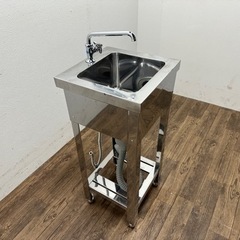 業務用　ステンレス　１槽シンク流し台　蛇口付き　店舗　飲食店　厨房　W350xD350xH800mm 業務用 ステンレス 1槽シンク流し台 蛇口付き 店舗 飲食店 厨房